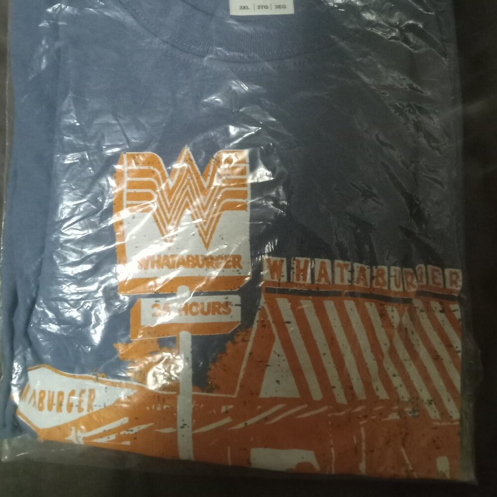 WHATABURGER TEE-UNISEX 3XL-BRAND NEW